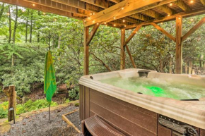 Tree-Lined Cruso Cabin with Game Room and Mtn Views!
